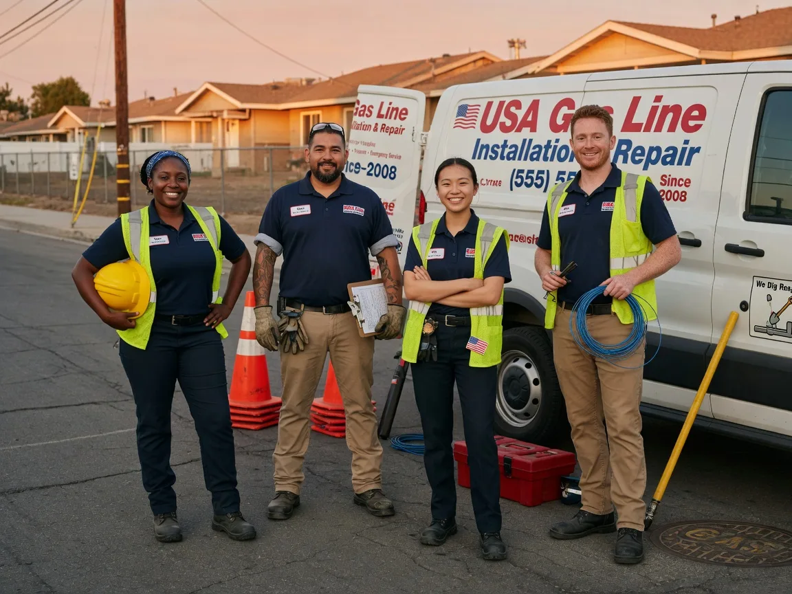Gas Line Installation company in Travis Afb, CA